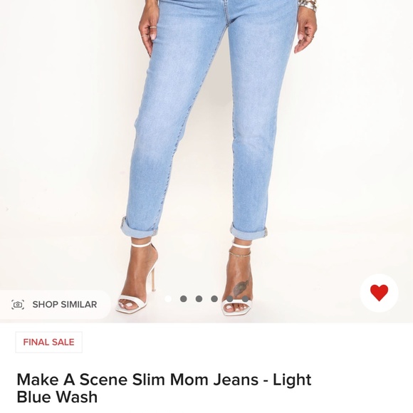 make a scene slim mom jeans fashion nova - Picture 1 of 2
